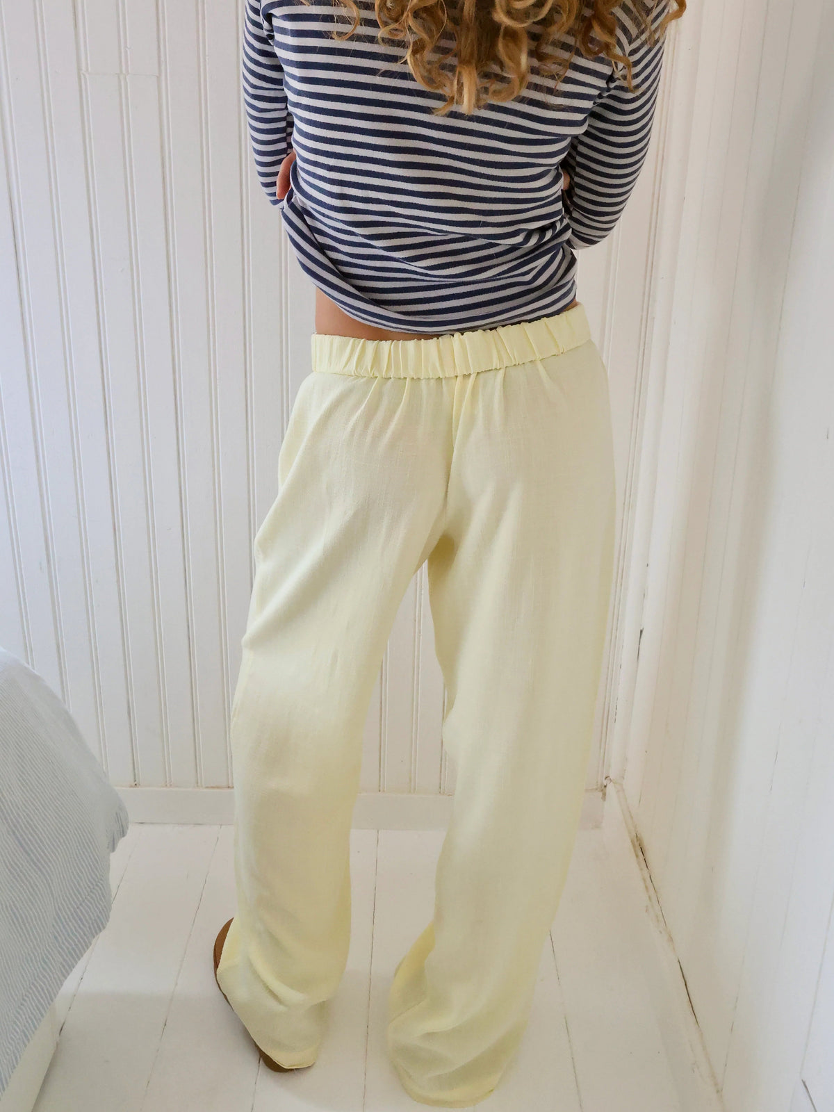 Dames loungebroek met streepdesign