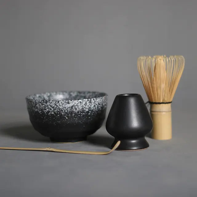 Traditionele matcha cadeauset