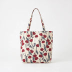 Zachte schoudertas met print