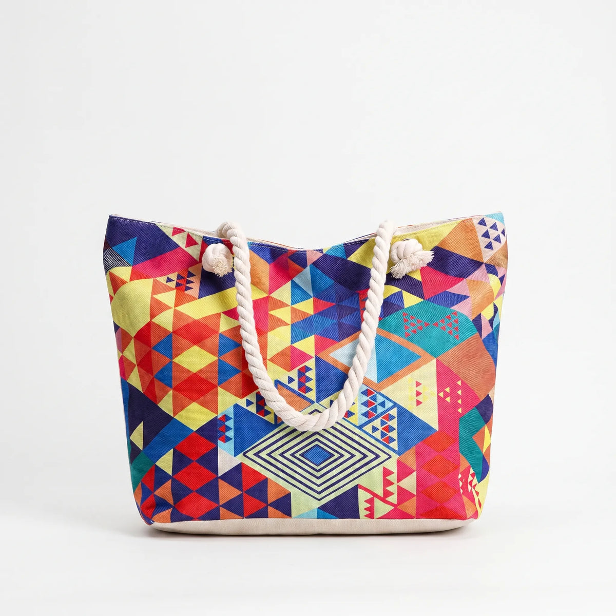 Zomerse dames schoudertas met print