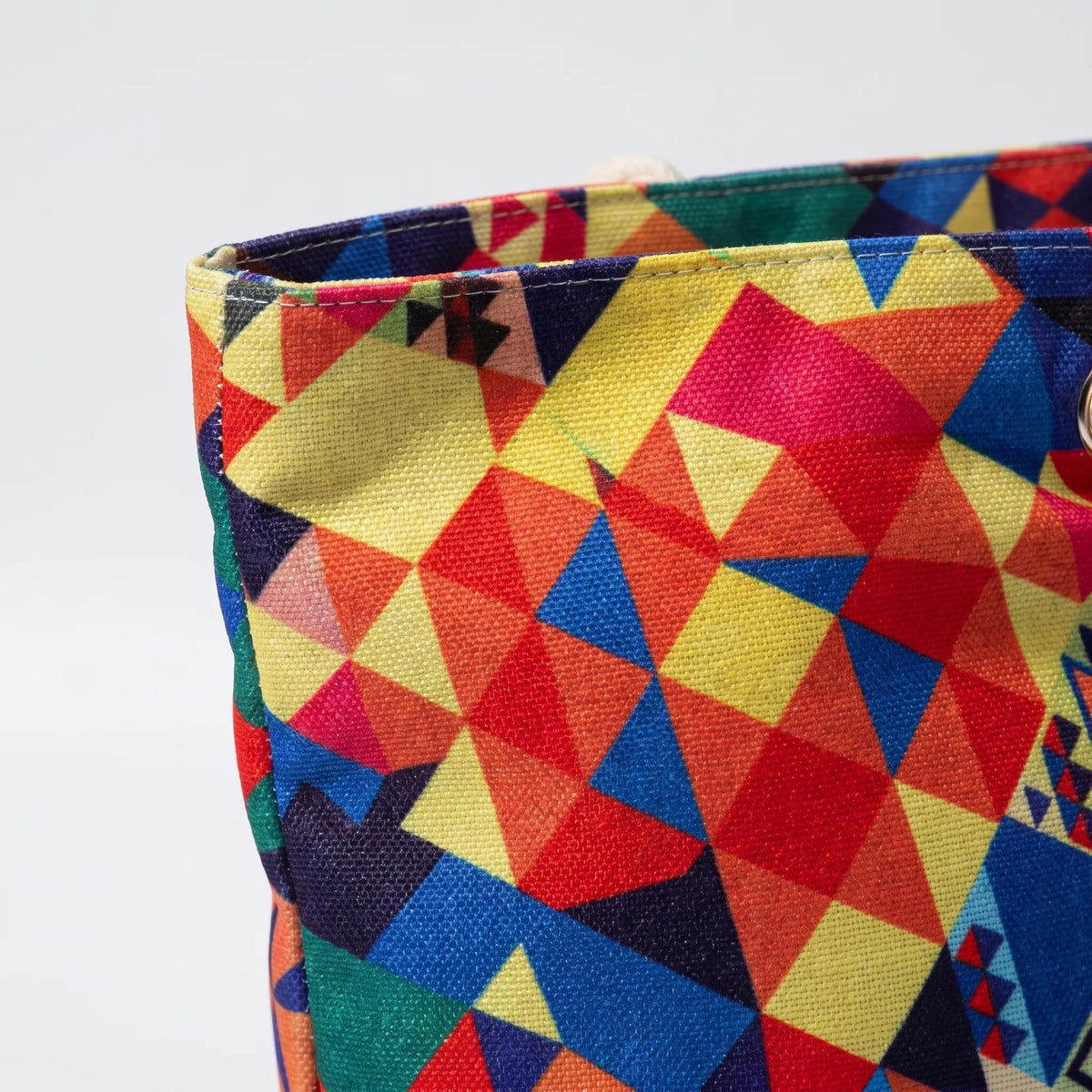 Zomerse dames schoudertas met print
