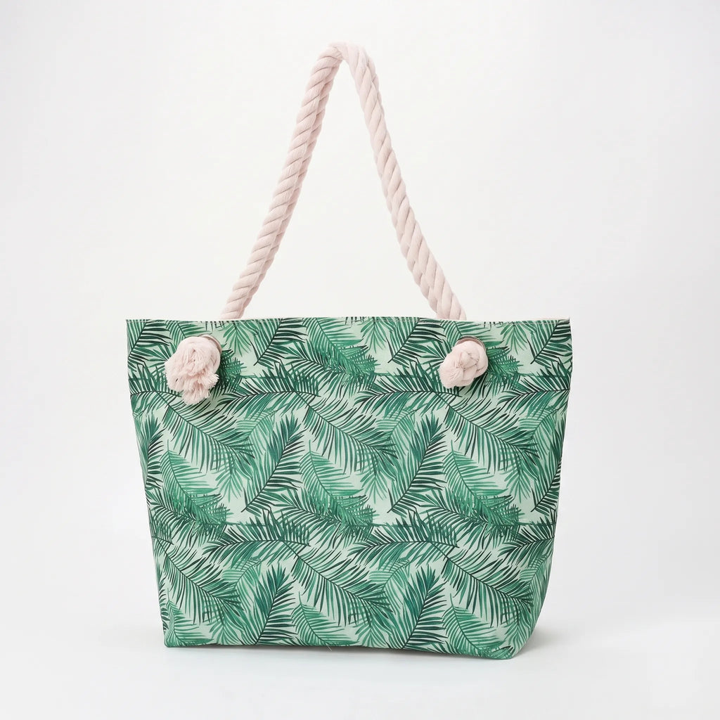 Zomerse dames schoudertas met print