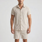 Zomers herenoutfit met trekkoord