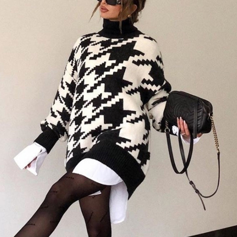 Herfstjurk Olga in oversized model