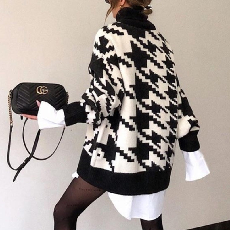 Herfstjurk Olga in oversized model