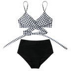 Belle high waisted, kleurrijke damesbikini — afbeelding 18