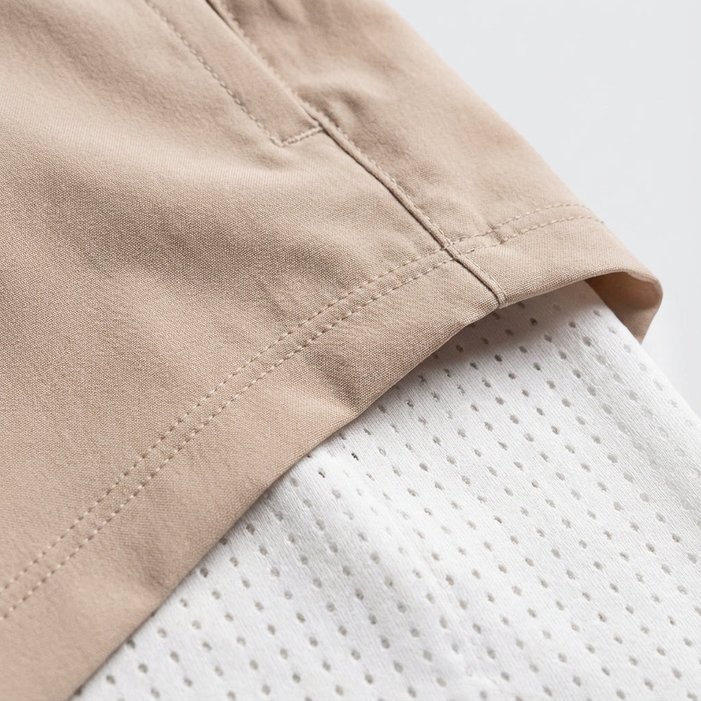 Twee-in-een trainingsshorts