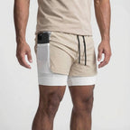 Twee-in-een trainingsshorts