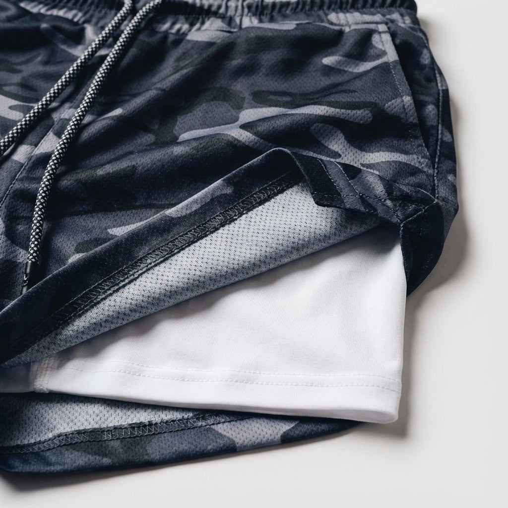 Tweedelige trainingsshorts met compressie — afbeelding 21