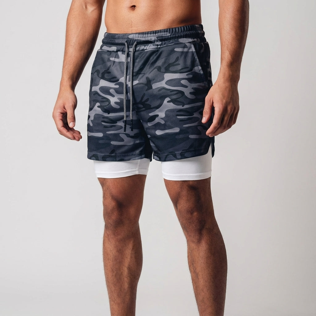 Tweedelige trainingsshorts met compressie — afbeelding 22