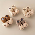 Antislip babysokjes – mila – met schattig berenontwerp