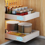 Uittrekbare keukenkast organizer