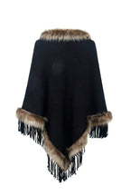 Winter poncho voor dames — afbeelding 5