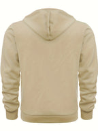 Coole heren hoodie met halve rits