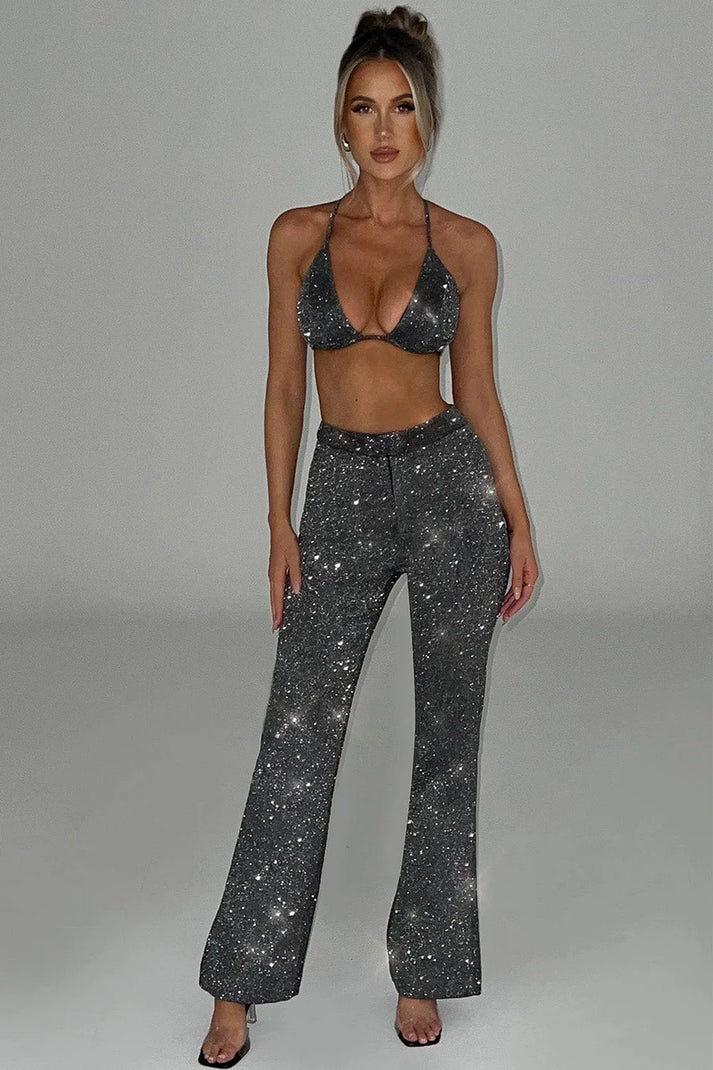 Driedelige glitter set