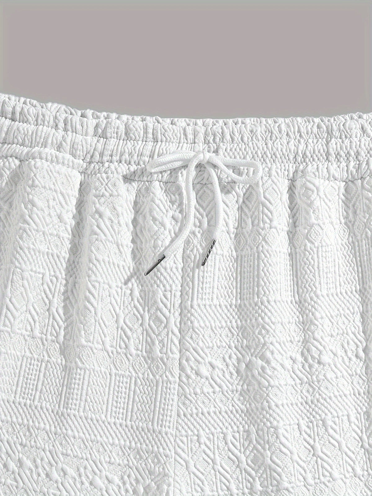 Zomer shorts heren basic look met koordzak comfort
