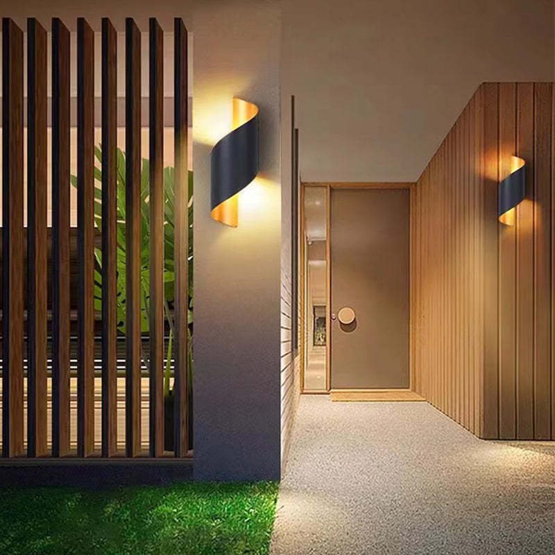 Spiraal LED wandlamp