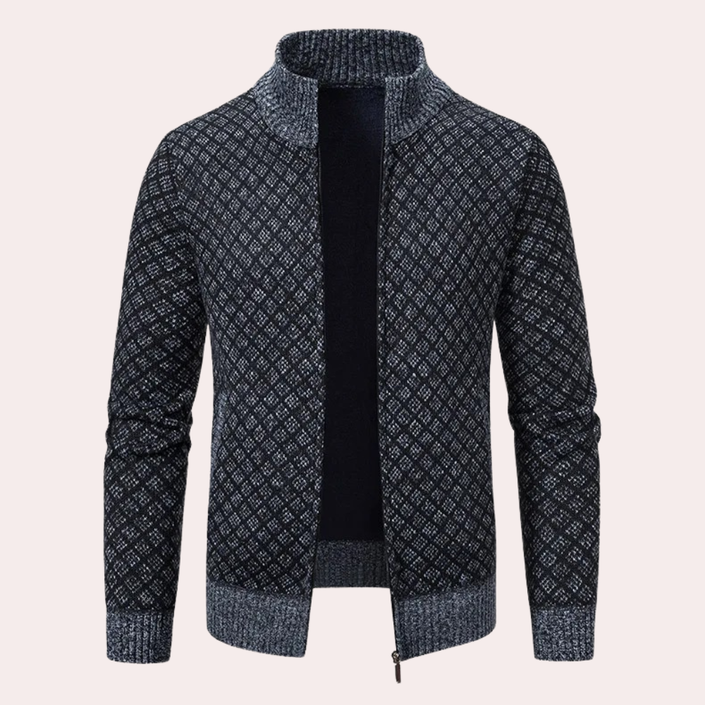 Gebreid vest voor heren Runia