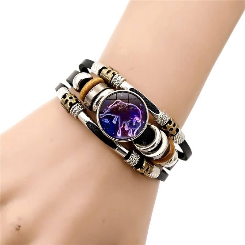 Lichtgevende zodiak armband