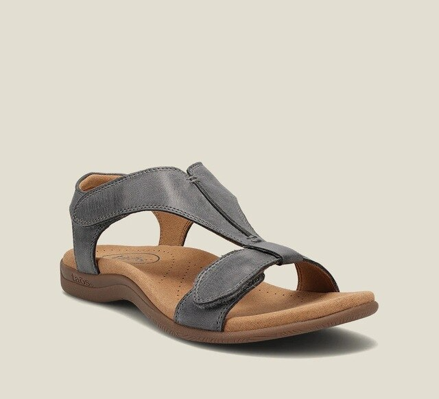 Dames sandalen met sleehak en comfortzool
