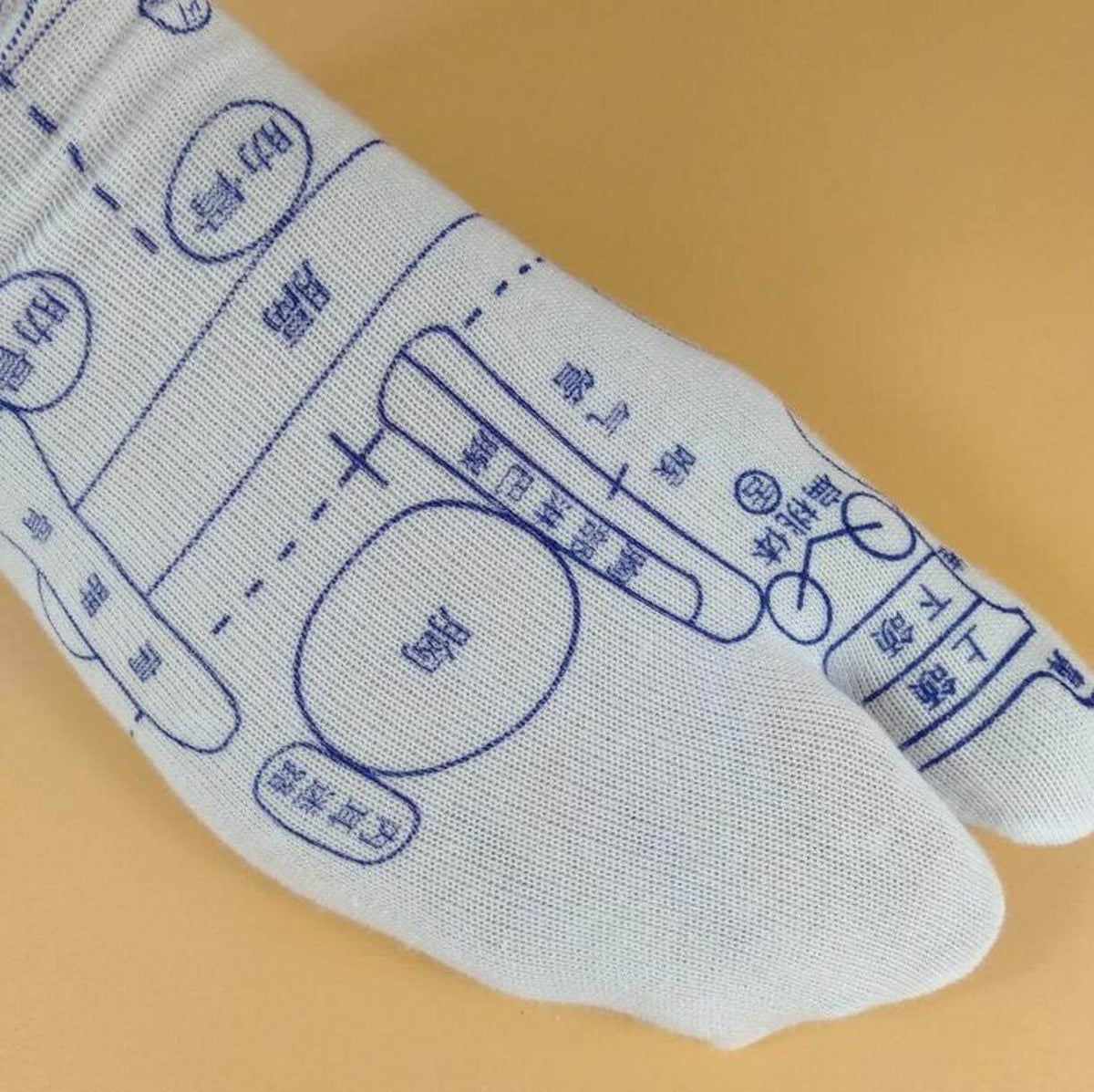 Acupressuur reflexerende massage sokken