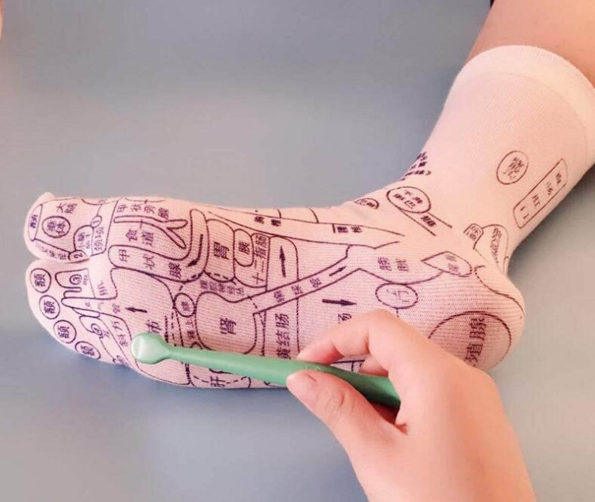 Acupressuur reflexerende massage sokken
