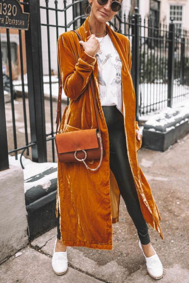 Dames stijlvolle suède kimono jas