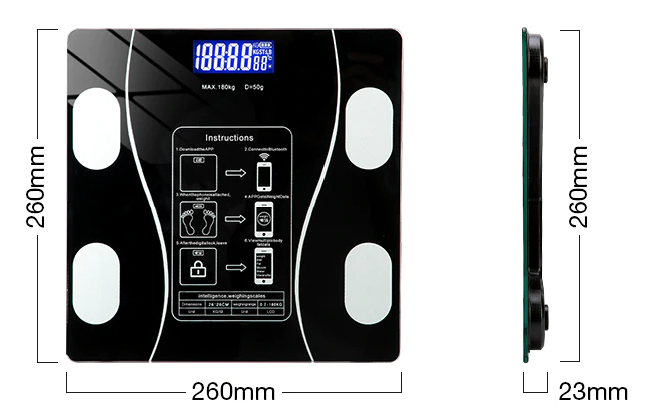 Lichaamsanalyseweegschaal FitScale