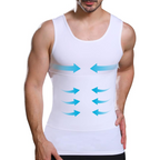 Corrigerend herenhemd met shaping effect