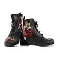 Winterschoenen met bloemen- en schedelmotief