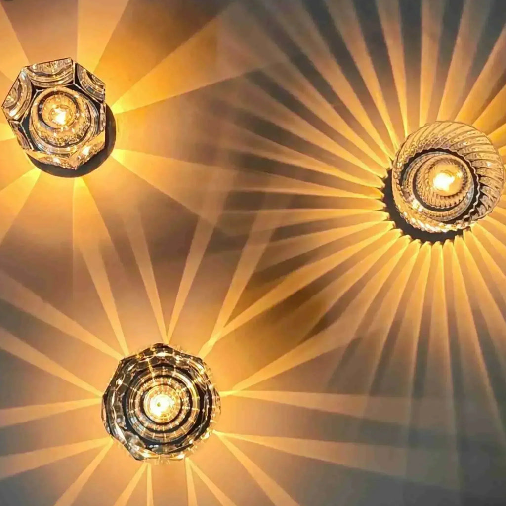 Oplaadbare diamant kristal tafellamp