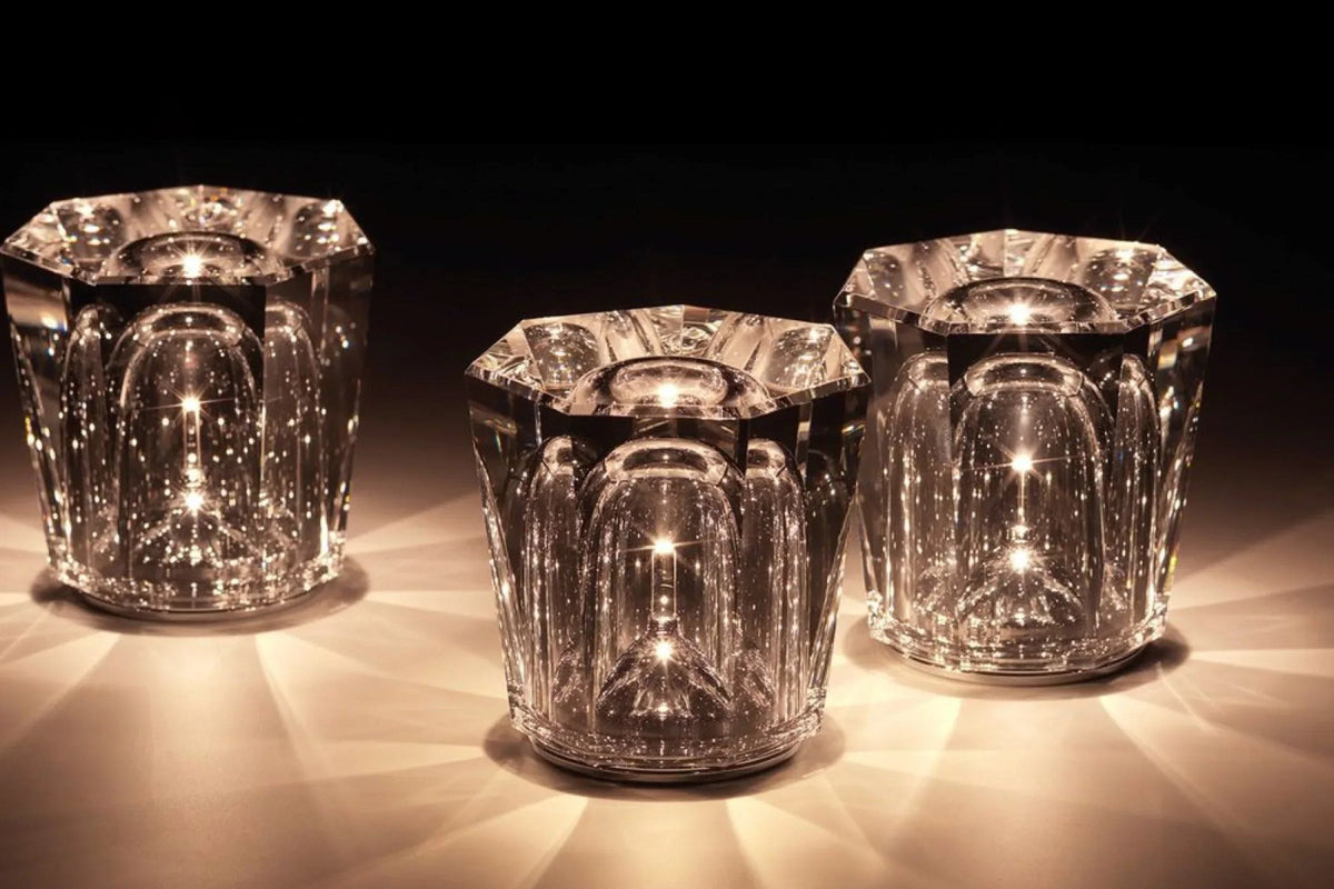 Oplaadbare diamant kristal tafellamp