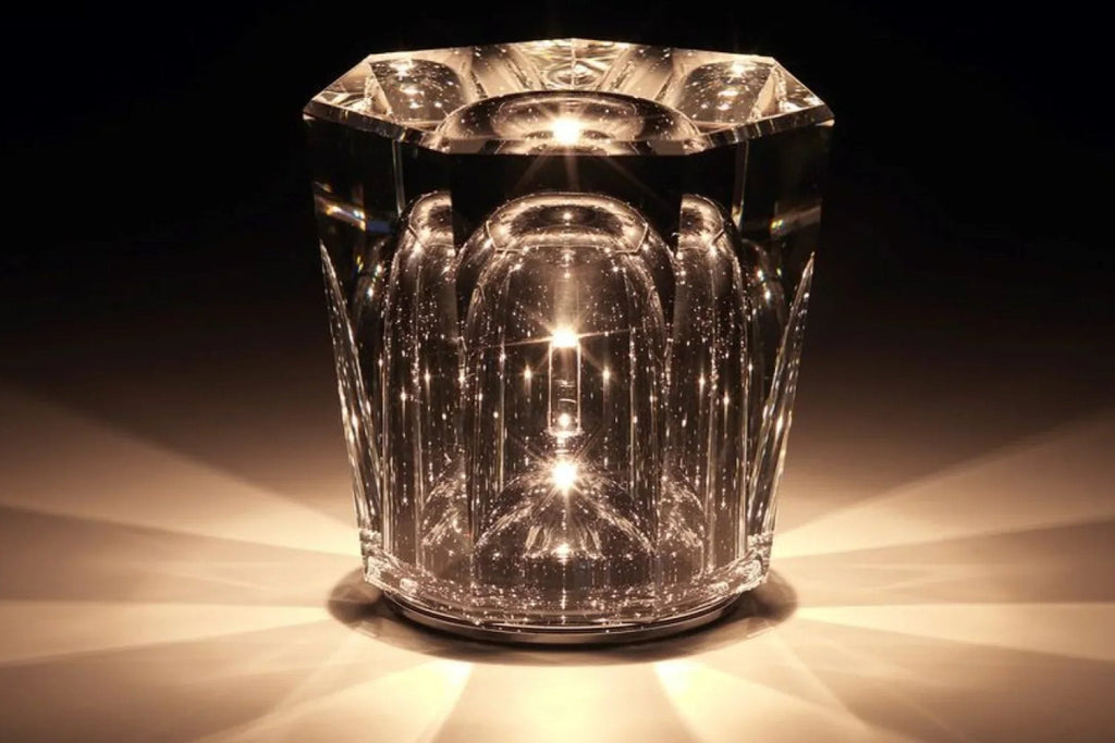 Oplaadbare diamant kristal tafellamp
