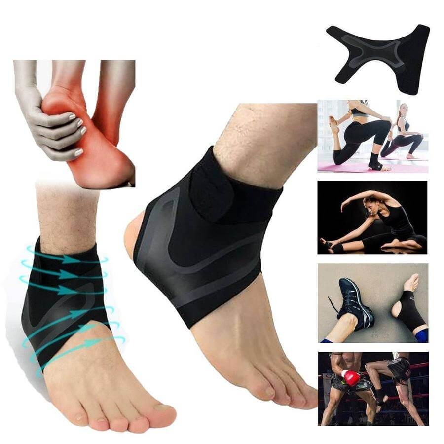 Verstelbare elastische enkelbrace