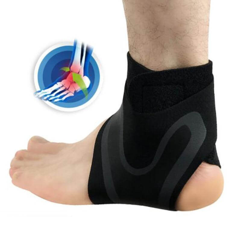 Verstelbare elastische enkelbrace