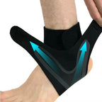 Verstelbare elastische enkelbrace
