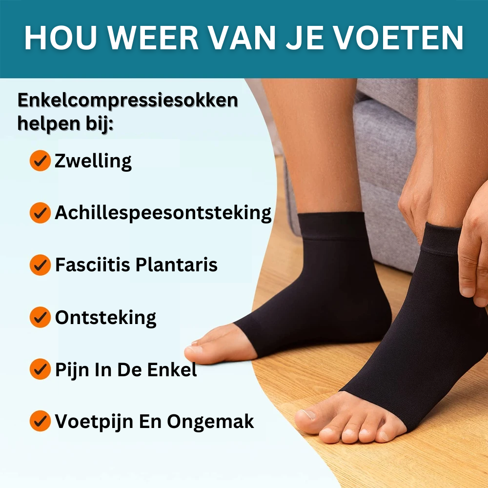 Compressie enkelsokken voor neuropathie