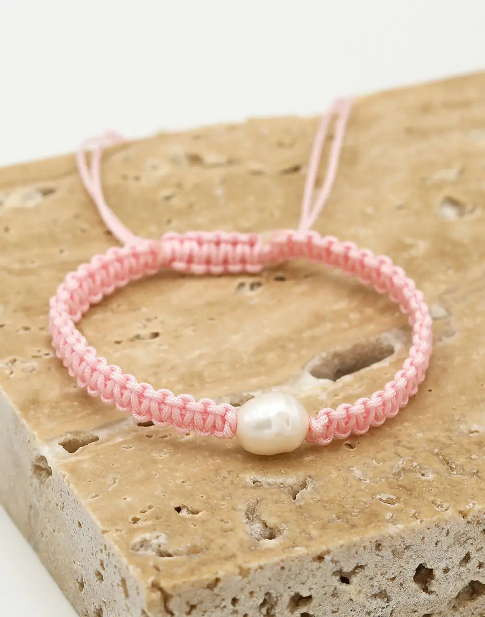 Roze parelarmband – Noor