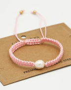 Roze parelarmband – Noor