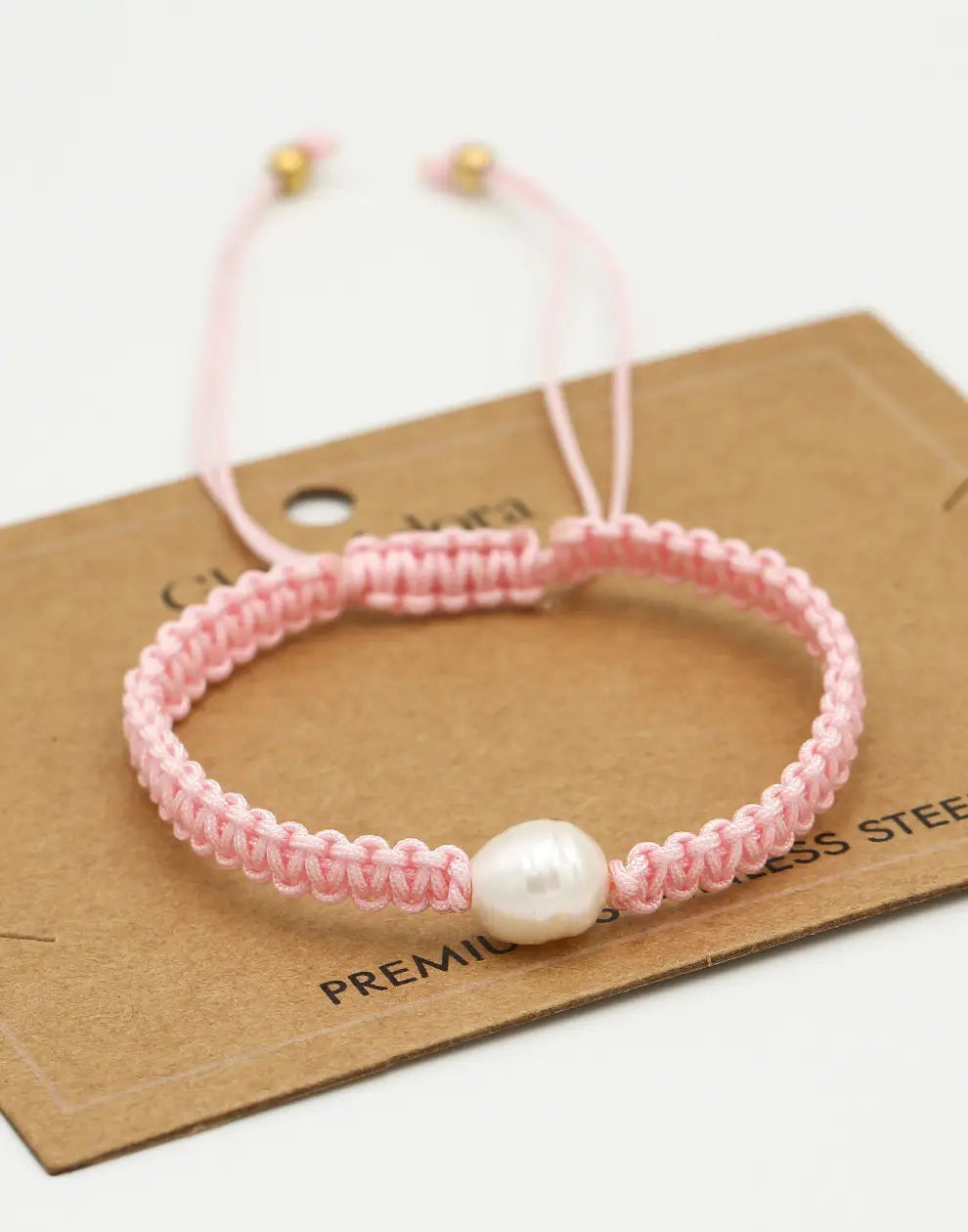 Roze parelarmband – Noor