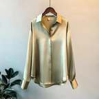 Zijden blouse Regine in retrostijl