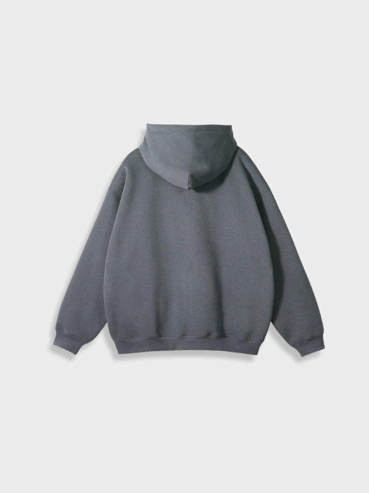 Oversized vest met rits