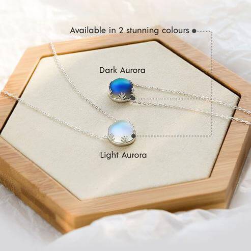 Ketting met noorderlichtmotief