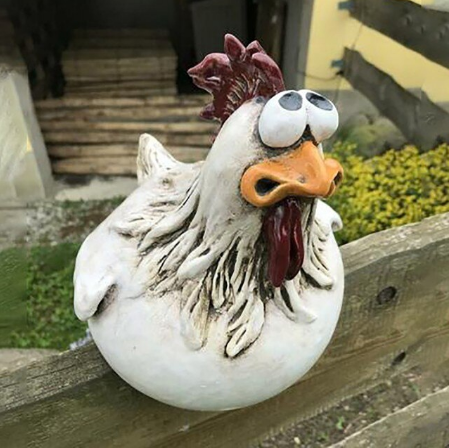 Metalen kipdecoratie voor de tuin