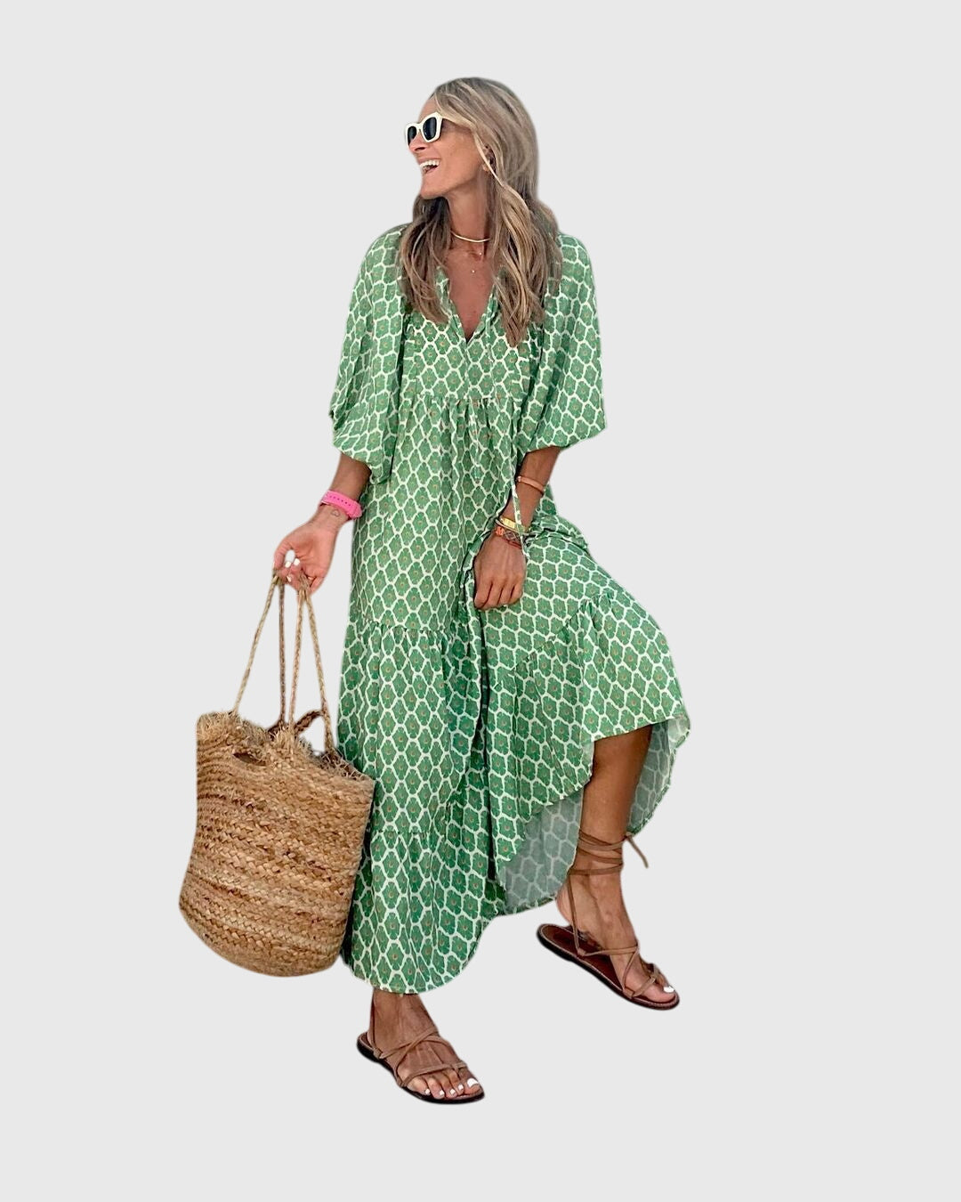 Philine | Luchtige maxi-jurk in bohostijl