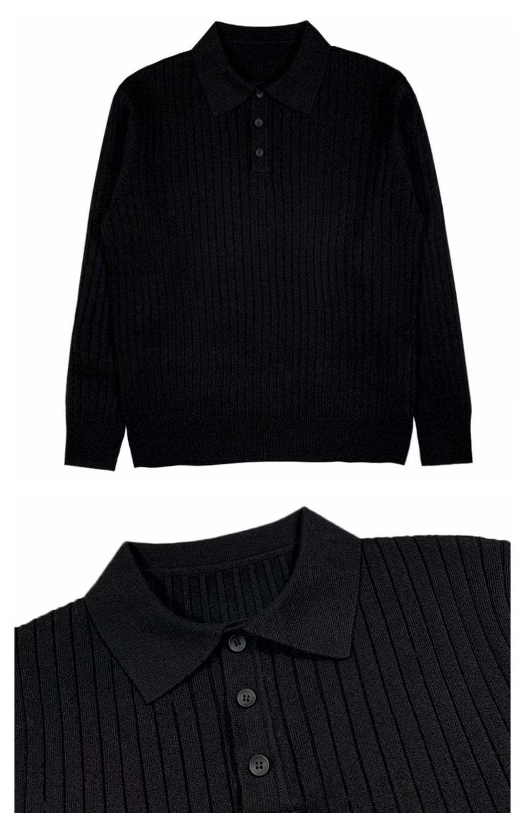 Heren herfst polo trui
