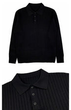 Heren herfst polo trui