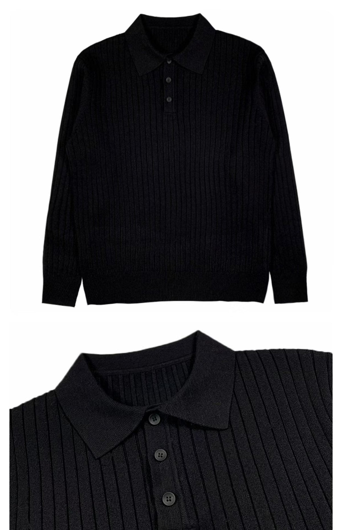 Heren herfst polo trui