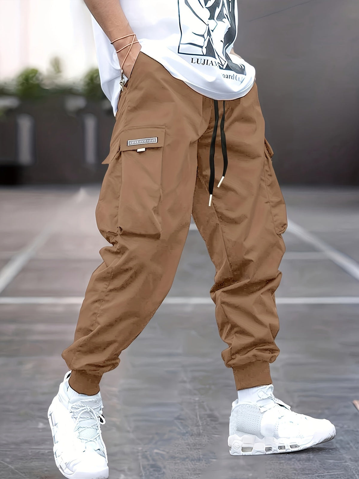 Christopher | Herencargojogger van zacht, ademend materiaal