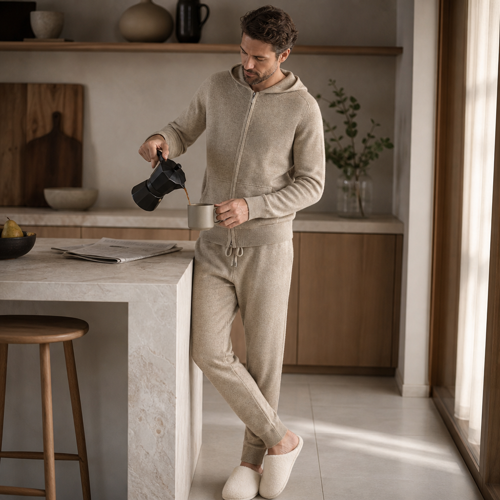 Merino loungeset voor heren